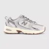 New Balance 204L Trainers  Silver Metallic Off White Brown
