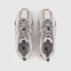 New Balance 204L Trainers  Silver Metallic Off White Brown