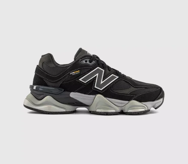 New Balance 9060 Trainers  Black Grey Black