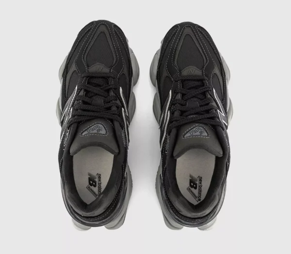 New Balance 9060 Trainers  Black Grey Black