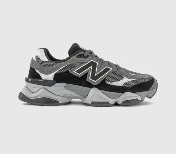 Black Grey Grey New Balance 9060 Trainers Black Grey Grey