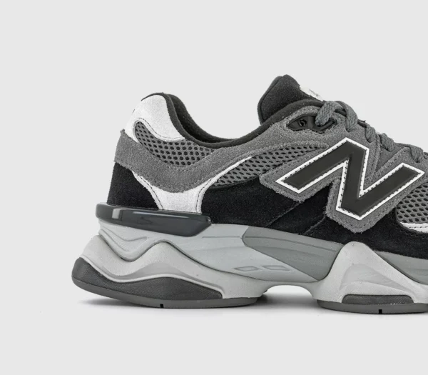 Black Grey Grey2 New Balance 9060 Trainers Black Grey Grey