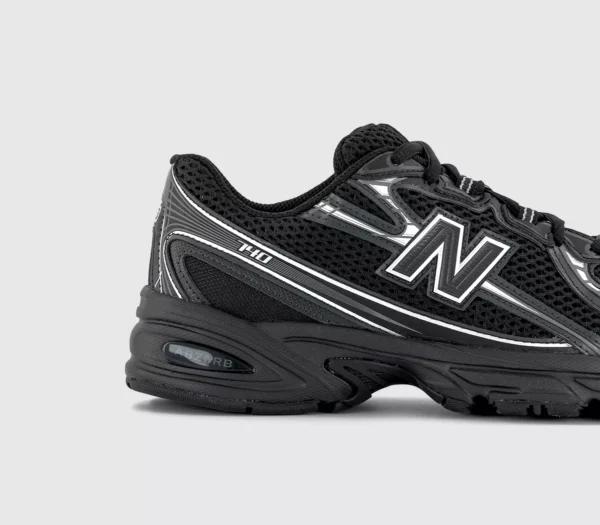 New Balance 740 V2 Trainers  Black Metallic