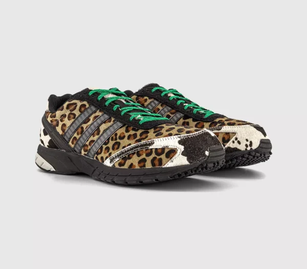 Adidas Adizero Adios OG Trainers  Grey Black Court Green
