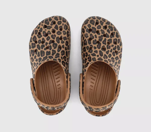 Leopard4 Crocs Classic Clogs Leopard