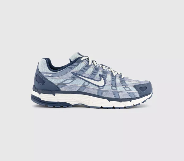 Nike P-6000 Trainers Blue Nike P-6000 Trainers Worn Blue Soft Pearl Ashen Slate