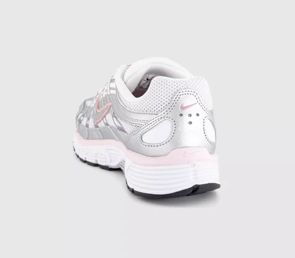 Nike P-6000 Trainers  White Metallic Silver Elemental Pink