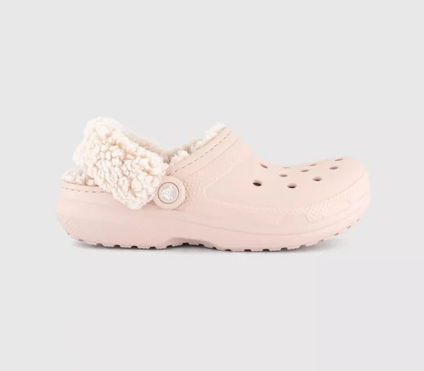 Quartz Crocs Classic Fleece Lined Clogs Quartz