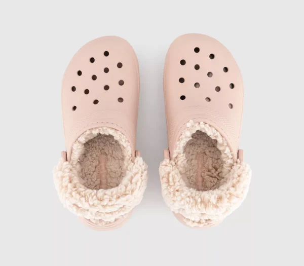 Quartz4 Crocs Classic Fleece Lined Clogs Quartz