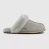 UGG Scuffette II Metal Logo Slippers  Seal Grey
