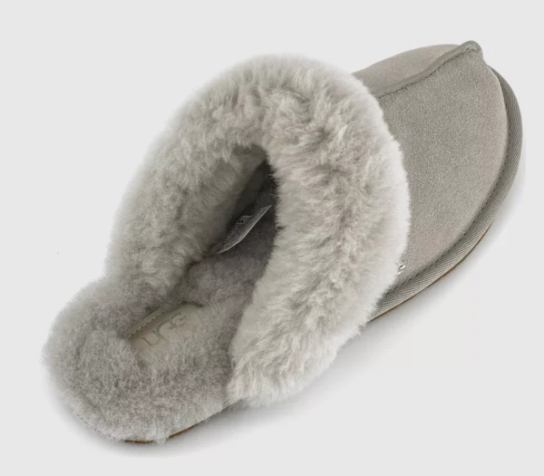 UGG Scuffette II Metal Logo Slippers  Seal Grey