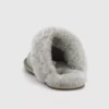 UGG Scuffette II Metal Logo Slippers  Seal Grey