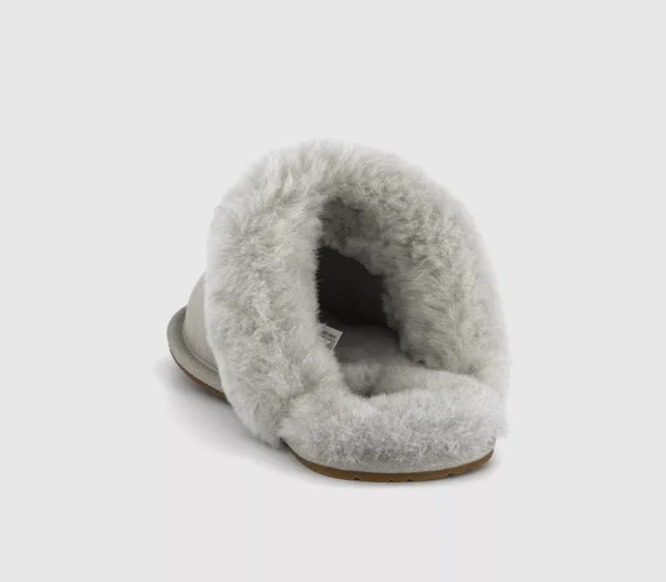 UGG Scuffette II Metal Logo Slippers  Seal Grey