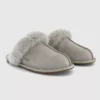 UGG Scuffette II Metal Logo Slippers  Seal Grey
