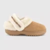 Crocs Classic Unfurgettable Suede Clogs  Sepia