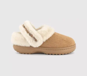 Sepia Crocs Classic Unfurgettable Suede Clogs Sepia