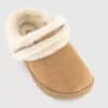 Crocs Classic Unfurgettable Suede Clogs  Sepia