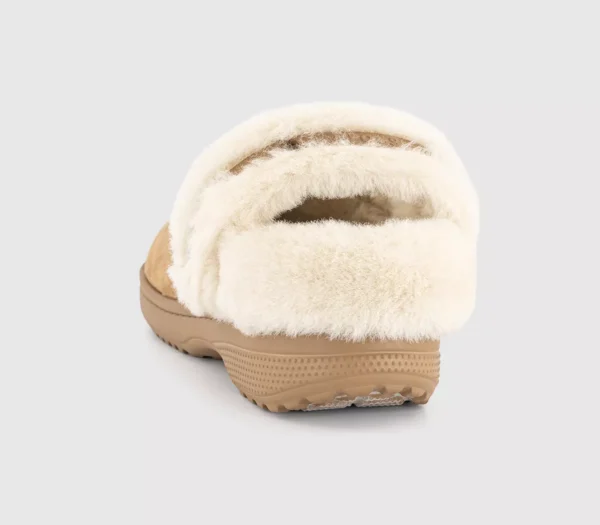 Crocs Classic Unfurgettable Suede Clogs  Sepia