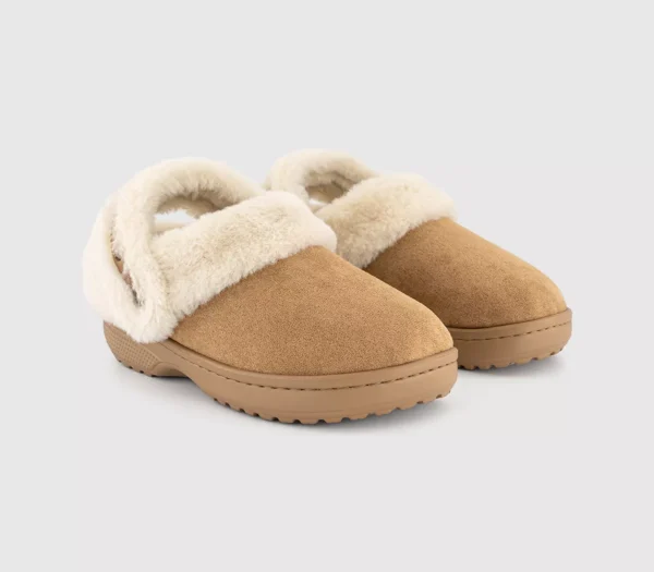 Crocs Classic Unfurgettable Suede Clogs  Sepia