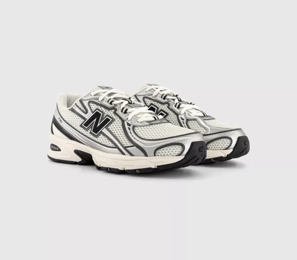 New Balance 740 Trainers  Silver Black