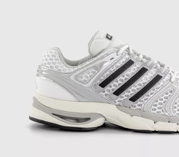 Adidas Adistar Control 5 Trainers  Silver Metallic Grey Black