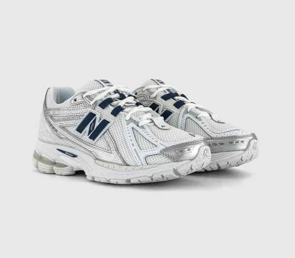 New Balance 1906 Trainers  White White Silver Black