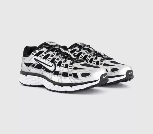 Nike P-6000 Trainers  Metallic Silver Metallic Silver Black